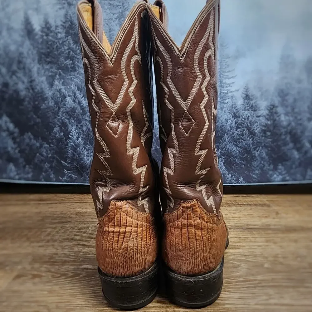 Tony Lama Exotic Teju Lizard Boots | Men's 7.5